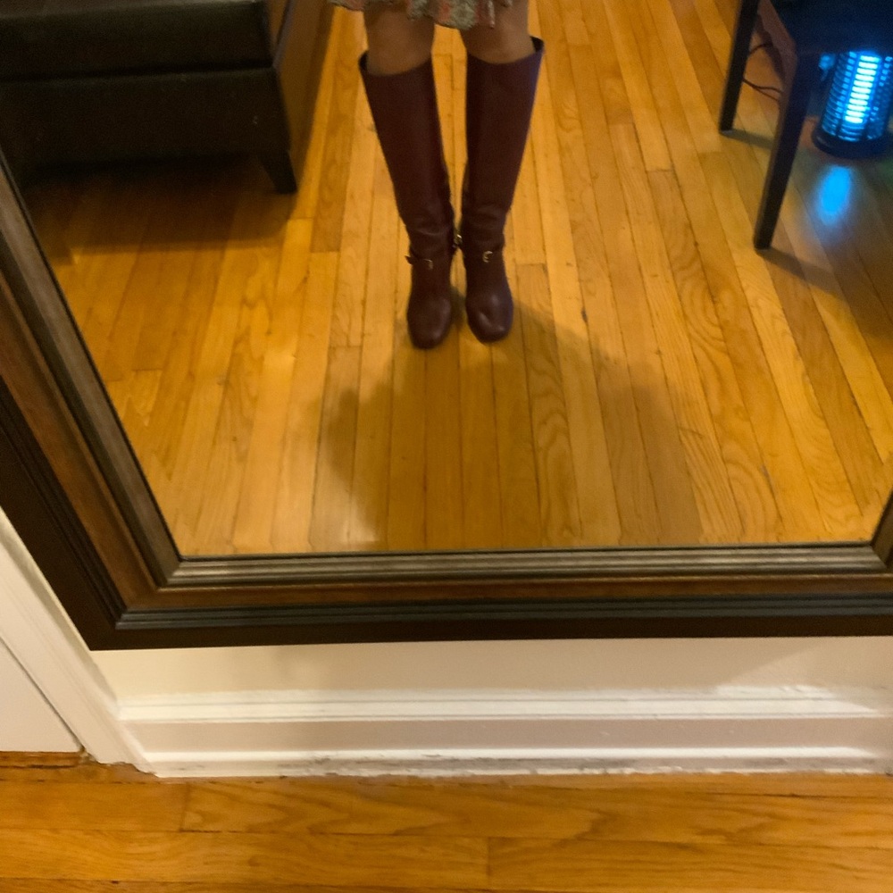 Gucci Women's Burgundy Knee-High Boots